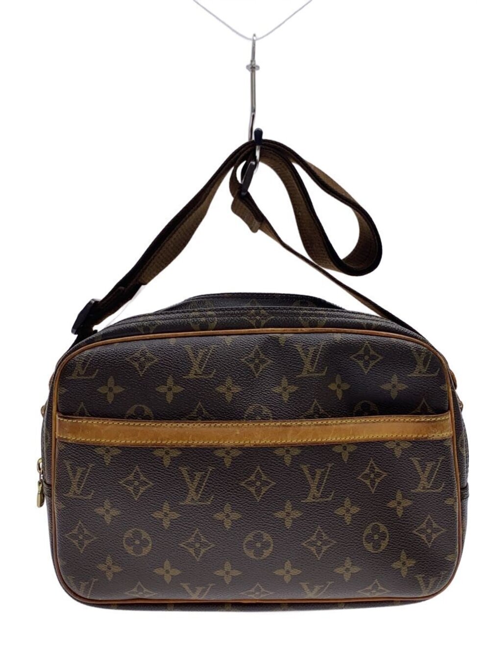 LOUIS VUITTON Reporter Monogram Canvas Brown All over